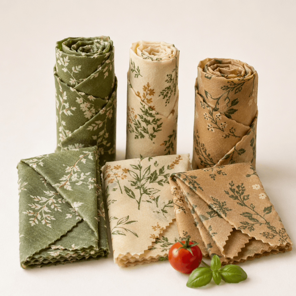 Reusable Beeswax Food Wraps (6)